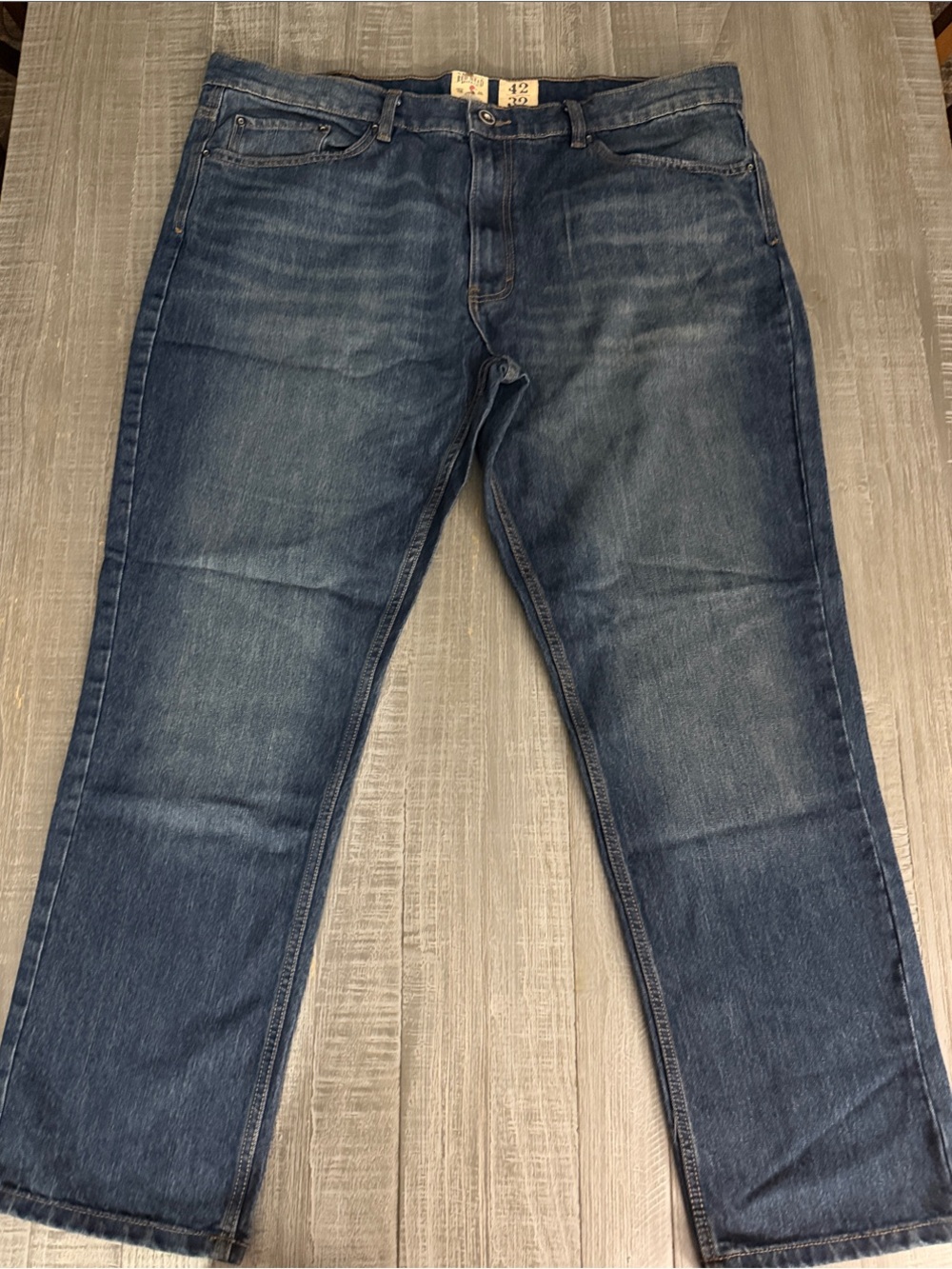 RedHead Men's Relaxed Blue Denim Jeans